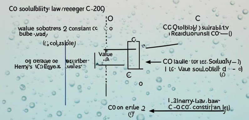 what is the henry’s law constant for co2 at 20 ∘c ?
