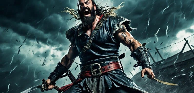 what chapter does law fight blackbeard